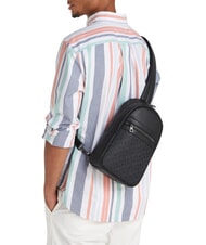 TOMMY HILFIGER TH  MONOGRAM Mochila de un solo hombro negro - Mochilas Escuela & Tiempo Libre - 4