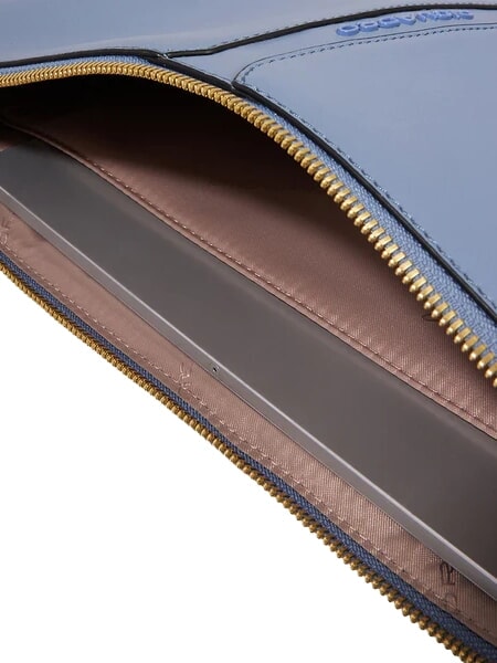 RAY  Funda de cuero para iPad azul / marrón - Bolsos Mujer