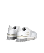 LIUJO MAXI WONDER 01 Zapatillas de piel y malla blanco - Zapatos Mujer - 5