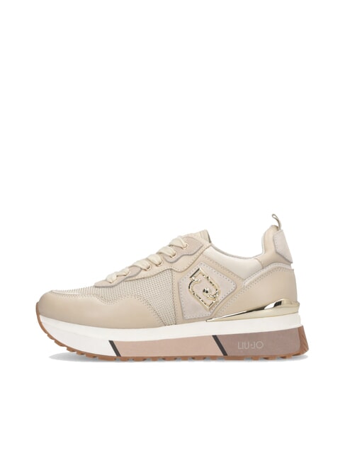 MAXI WONDER 01 Zapatillas de piel y malla cuerda brillante - Zapatos Mujer