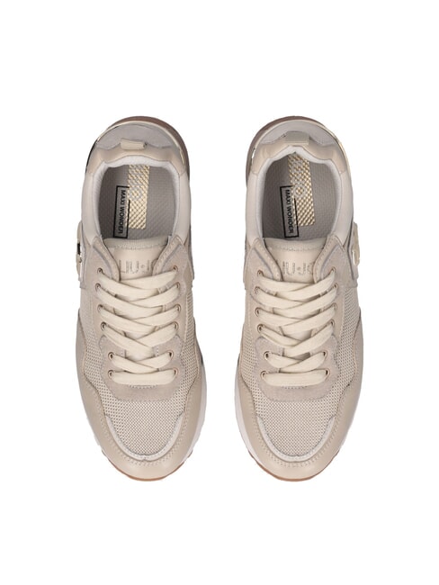 MAXI WONDER 01 Zapatillas de piel y malla cuerda brillante - Zapatos Mujer