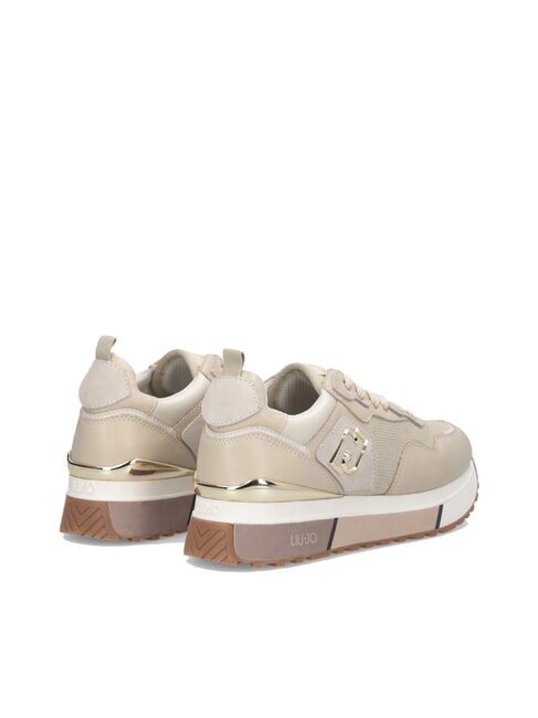 MAXI WONDER 01 Zapatillas de piel y malla cuerda brillante - Zapatos Mujer