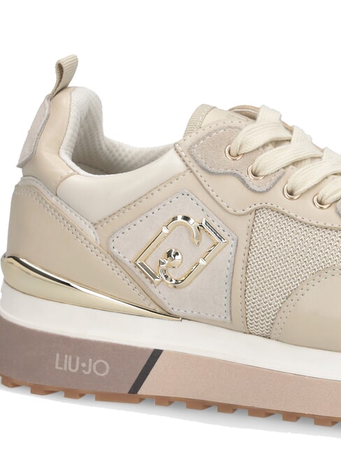 MAXI WONDER 01 Zapatillas de piel y malla cuerda brillante - Zapatos Mujer