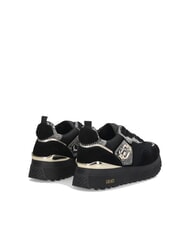 LIUJO MAXI WONDER 01 Zapatillas de plataforma con detalles de pitón negro - Zapatos Mujer - 5