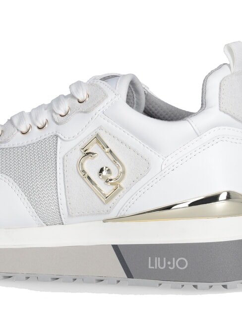 MAXI WONDER 01 Zapatillas de piel y malla blanco - Zapatos Mujer