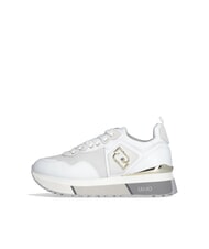 LIUJO MAXI WONDER 01 Zapatillas de piel y malla blanco - Zapatos Mujer - 2