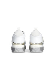 LIUJO MAXI WONDER 01 Zapatillas de piel y malla blanco - Zapatos Mujer - 7