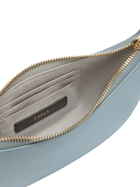 SFERA Bolso Ares de piel con asa de cadena cirro - Bolsos Mujer