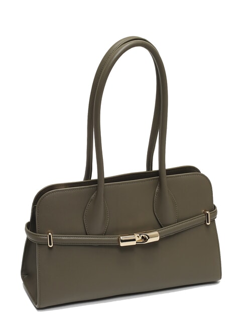 GOCCIA Bolso bandolera pequeño de piel sabio - Bolsos Mujer