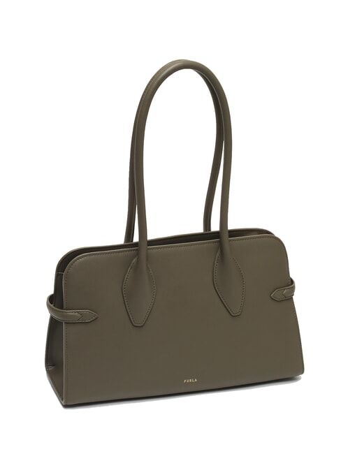 GOCCIA Bolso bandolera pequeño de piel sabio - Bolsos Mujer