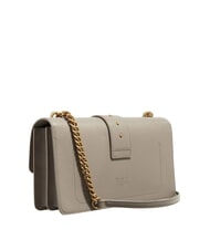 PINKO LOVE ONE CLASSIC Bolso bandolera de piel con solapa - Bolsos Mujer