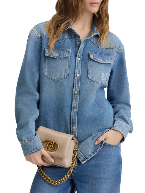 LAPUFFY  Mini bolso de hombro arena oscura - Bolsos Mujer