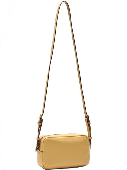 EVRIM Bolso de dormitorio Case con tachuelas crema dorada - Bolsos Mujer