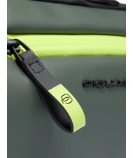 PIQUADRO CORNER SPECIALE GOMMATO Estuche de belleza repelente al agua VERDE - Neceser - 3