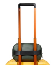 PIQUADRO CORNER SPECIALE GOMMATO Estuche de belleza repelente al agua VERDE - Neceser - 4