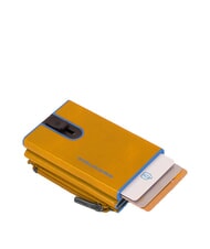 PIQUADRO BLUE SQUARE Cartera de piel con sistema corredero - Carteras Hombre