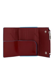 PIQUADRO BLUE SQUARE Cartera de piel con sistema corredero cuero4 - Carteras Hombre - 3