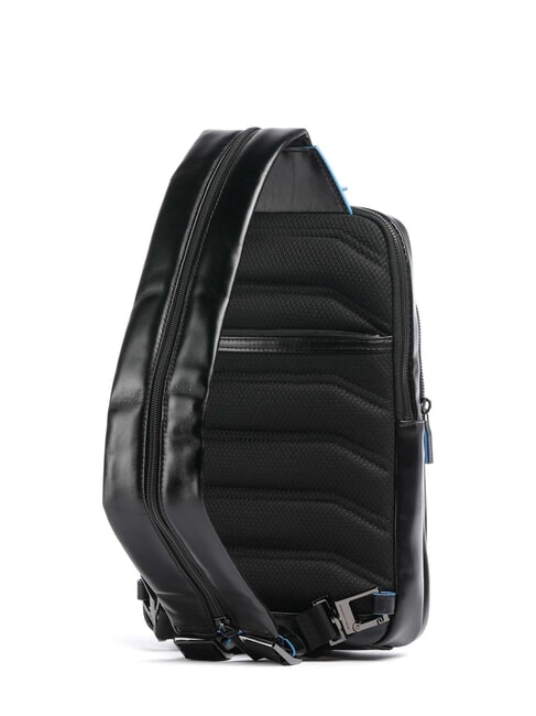 BLUE SQUARE Portabilidad de mochila con un solo hombro negro - Mochilas para portátil