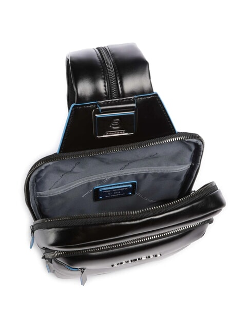 BLUE SQUARE Portabilidad de mochila con un solo hombro negro - Mochilas para portátil