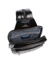 PIQUADRO BLUE SQUARE Portabilidad de mochila con un solo hombro negro - Mochilas para portátil - 4