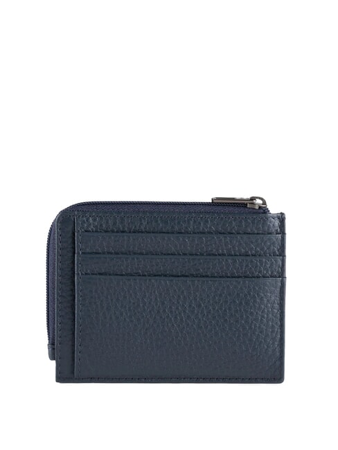 MODUS RESTYLING  Cartera plana de cuero azul - Carteras Hombre