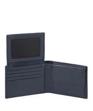 PIQUADRO MODUS SPECIAL Cartera de piel granulada azul - Carteras Hombre - 3