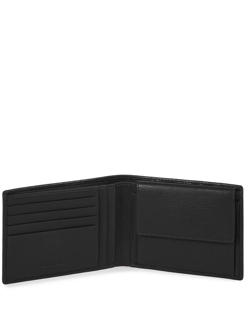 MODUS RESTYLING Cartera de cuero martillado negro - Carteras Hombre