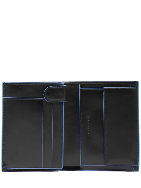 BLUE SQUARE Cartera vertical de piel negro - Carteras Hombre