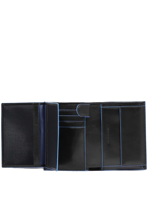 BLUE SQUARE Cartera vertical de piel negro - Carteras Hombre