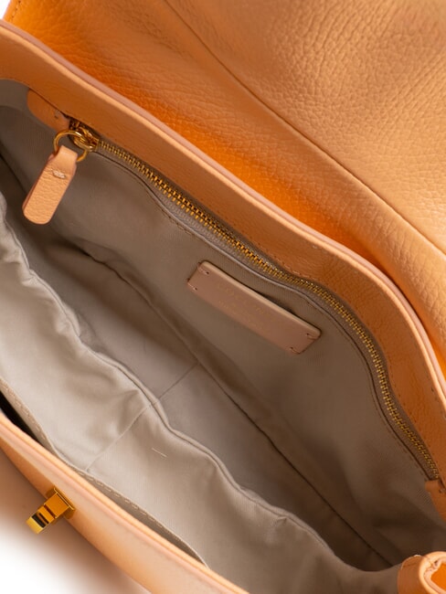 MAGIE SOFT Bolso bandolera de piel con bandolera amanecer - Bolsos Mujer