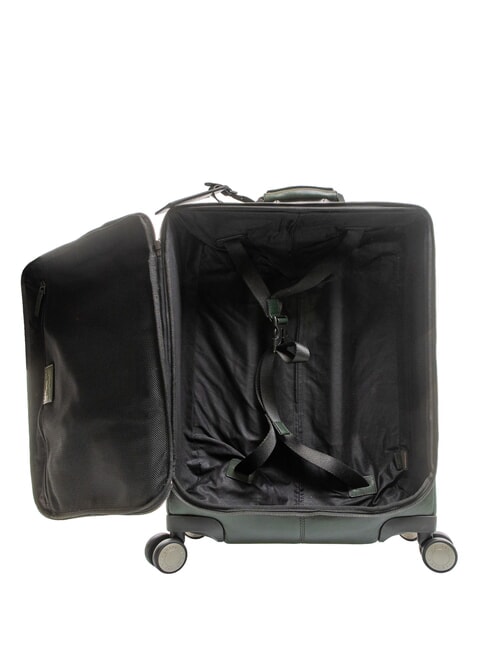 FILIPPO  Maleta de mano con ruedas, de piel malaquita/rutina. oscuro - Equipaje de mano