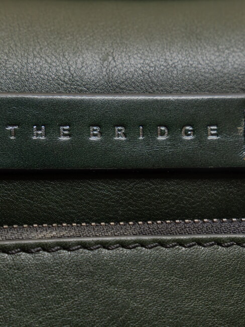 FILIPPO  Maleta de mano con ruedas, de piel malaquita/rutina. oscuro - Equipaje de mano