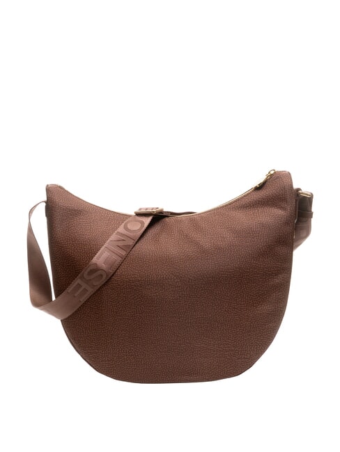 BORBONESO Bolso LUNA Hobo, mediano avellana - Bolsos Mujer