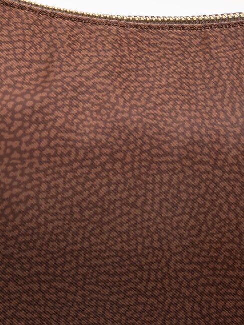 BORBONESO Bolso de hombro LUNA en tejido jet op avellana - Bolsos Mujer