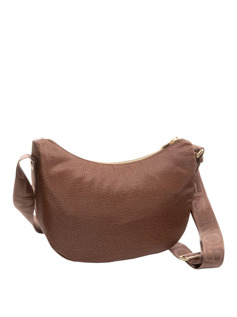 BORBONESO Bolso LUNA Hobo, Pequeño avellana - Bolsos Mujer