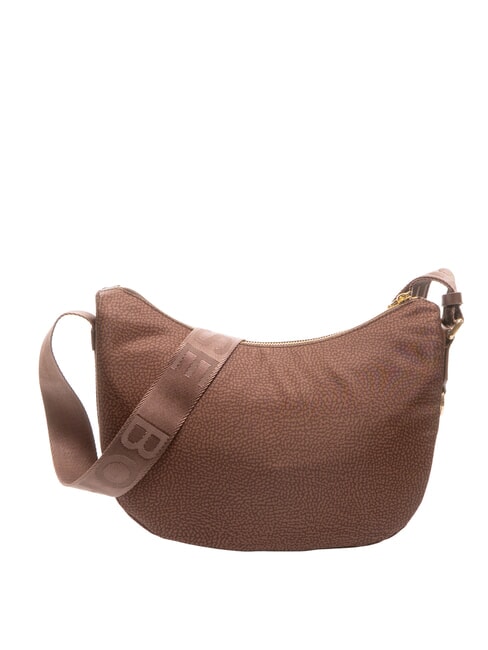 BORBONESO Bolso LUNA Hobo, Pequeño avellana - Bolsos Mujer