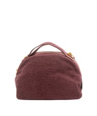 BORBONESE CAMOSCIO Bolso bandolera de piel merlot - Bolsos Mujer - 4