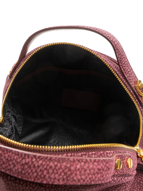 CAMOSCIO Bolso bandolera de piel merlot - Bolsos Mujer