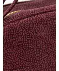BORBONESE CAMOSCIO SEXY MEDIUM Bolso mediano de ante merlot - Bolsos Mujer - 3