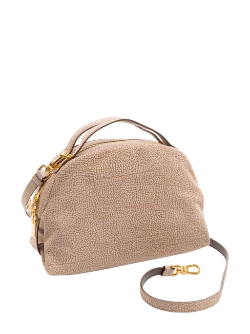 CAMOSCIO Bolso bandolera de piel champi&ntilde;&oacute;n - Bolsos Mujer