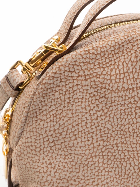 CAMOSCIO Bolso bandolera de piel champi&ntilde;&oacute;n - Bolsos Mujer