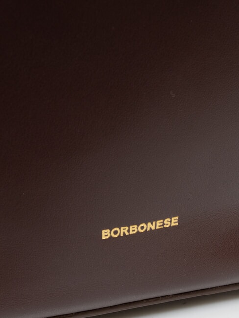 BRIDLE MEDIUM HOBO Bolso de hombro de piel castaño/champiñón - Bolsos Mujer