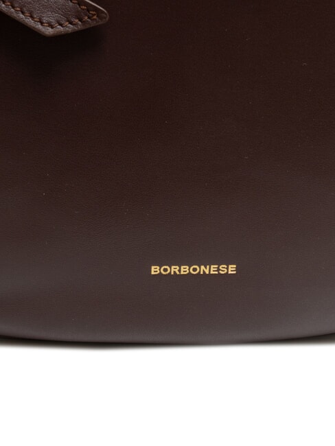 BRIDLE MEDIUM HOBO Bolso hobo mediano de piel napa castaño/champiñón - Bolsos Mujer