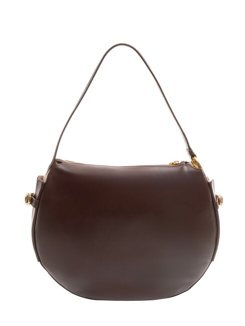 BRIDLE MEDIUM HOBO Bolso hobo mediano de piel napa castaño/champiñón - Bolsos Mujer