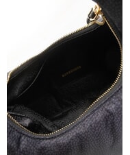 BORBONESE TWINNIE SMALL Bolso de hombro pequeño negro oscuro - Bolsos Mujer - 5