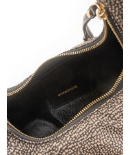 BORBONESE TWINNIE SMALL Bolso de hombro pequeño OP / NATURAL / NEGRO - Bolsos Mujer - 6