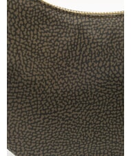 BORBONESE HOBO LUNA MINI ECO LINE Bolsa de hombro laurel - Bolsos Mujer - 3