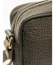 BORBONESE BORBONESO Mini bolso bandolera de tela laurel - Bolsos Mujer - 3