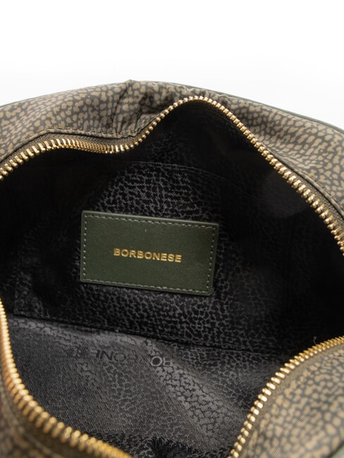 BORBONESO Mini bolso bandolera de tela laurel - Bolsos Mujer
