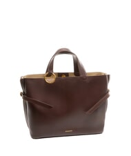 BORBONESE BRIDLE MEDIUM SHOPPER Bolso mediano de piel napa castaño/champiñón - Bolsos Mujer - 2